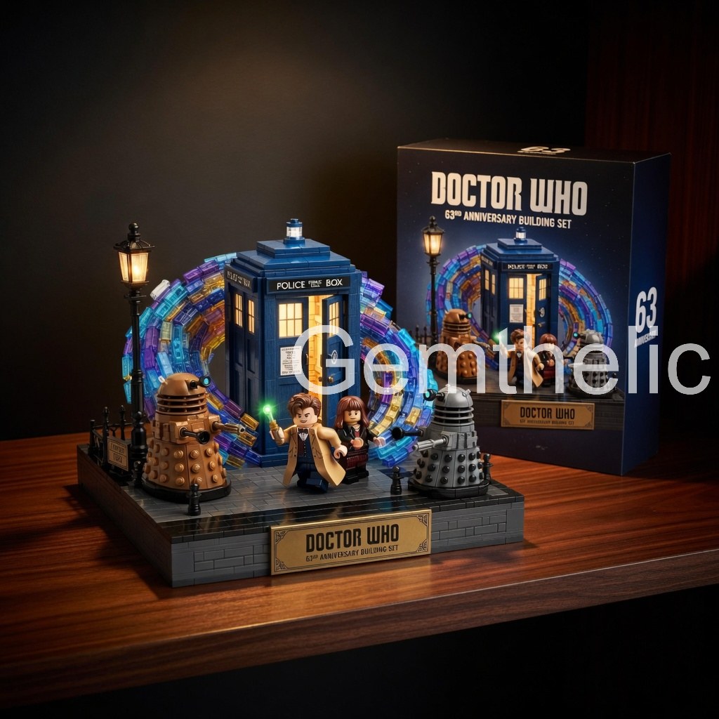 Doctor Who 63rd Anniversary Building Blocks Set - Front View