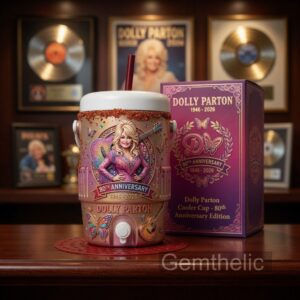Dolly Parton 80th Anniversary 1946-2026 Cooler Cup