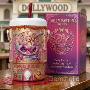 Dolly Parton 80th Anniversary 1946-2026 Cooler Cup