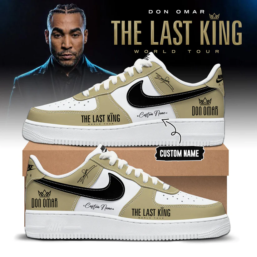 Don Omar The Last King World Tour Sneakers - Front View