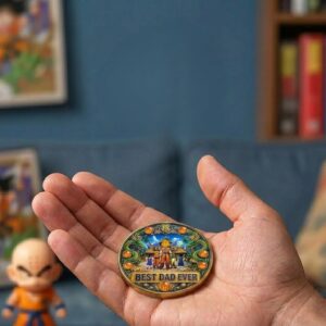 Dragon Ball Z Goku Best Dad Ever Personalized Commemorative Coin