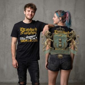 Dropkick Murphys Europe & UK Tour 2026 T-Shirt