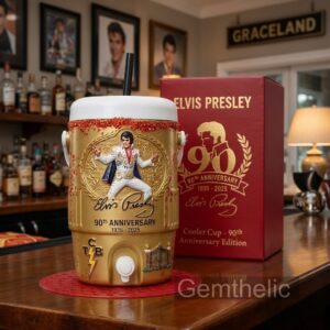 Elvis Presley 90th Anniversary Cooler Cup