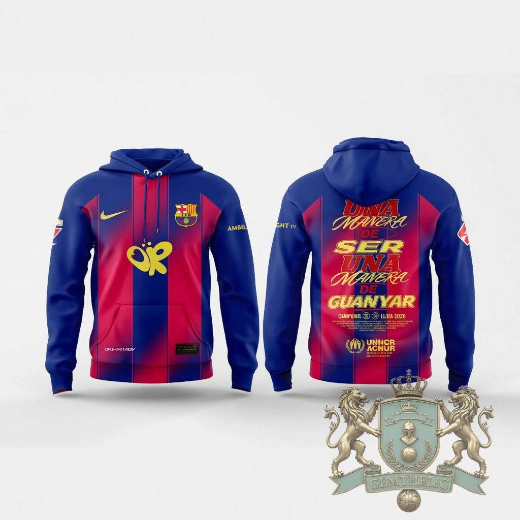 FC Barcelona Camp Nou 2026 Special Edition Hoodie - Detail View
