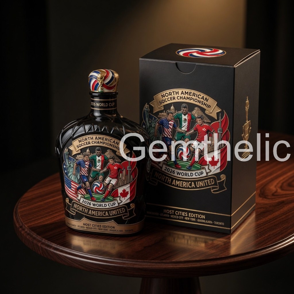 FIFA World Cup 2026 Whiskey Bottle - Detail View