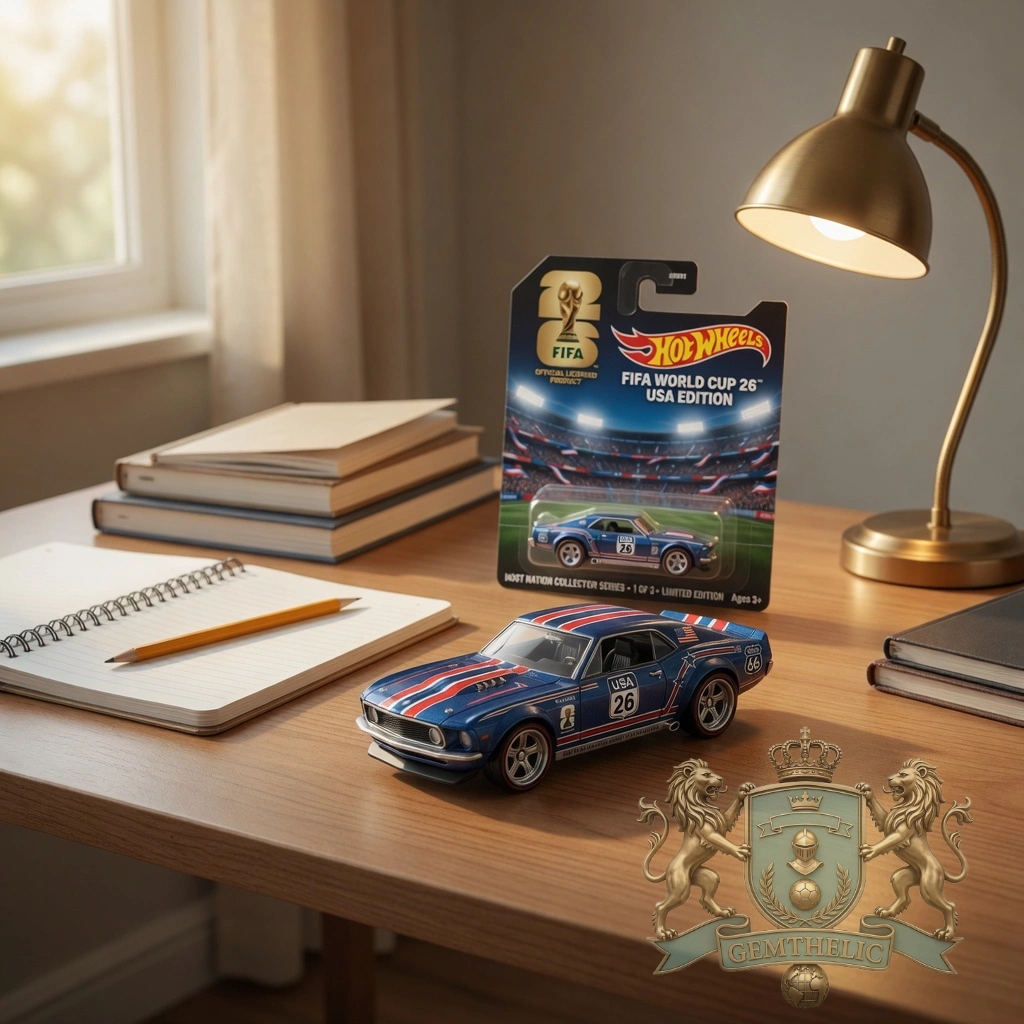 USA Host Nation Route 66 World Cup 2026 Hot Wheels Car - Detail View