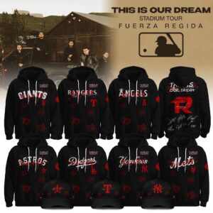 All MLB Team x Fuerza Regida This Is Our Dream Stadium Tour Hoodie