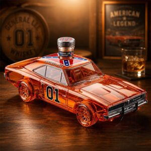 General Lee Car Shapped Whiskey Decanter