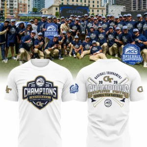 Georgia Tech Baseball TOURNAMENT AND REGULAR SEASON CHAMPIONS TShirt