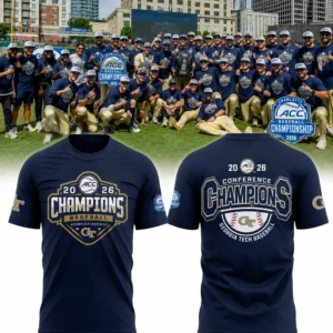 Georgia Tech Baseball TOURNAMENT AND REGULAR SEASON CHAMPIONS TShirt