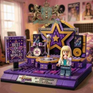 Hannah Montana 20th Anniversary Best Of Both Building Bricks Set