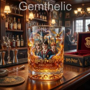 Harry Potter 25th Anniversary Whiskey Glass