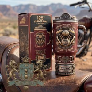 Indian Motorcycle 125th Anniversary Tumbler