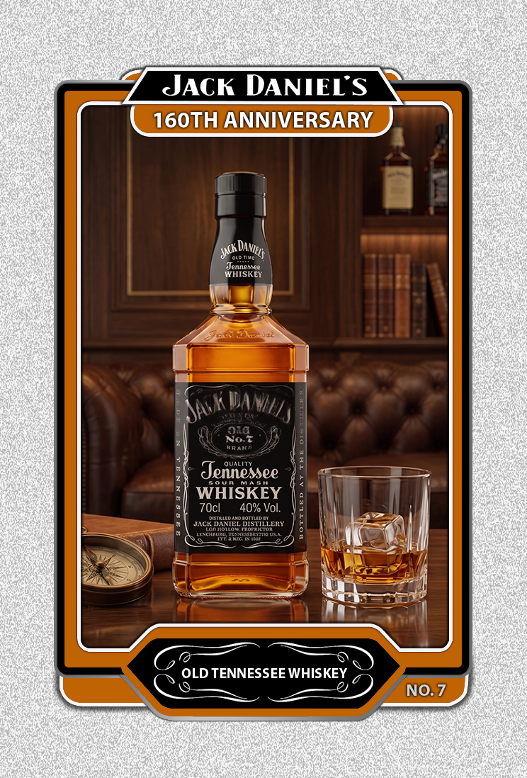 Jack Daniel's 160th Anniversary Trading Card - Detail View