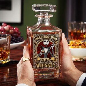 Jack Skellington Skellingtons William Whiskey Decanter