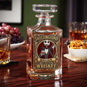 Jack Skellington Skellingtons William Whiskey Decanter