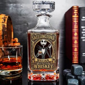 Jack Skellington Skellingtons William Whiskey Decanter