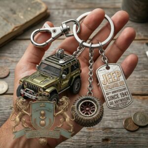Jeep 85th Anniversary Keychain