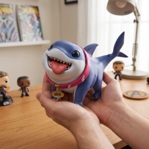 Jeff The Shark Friendly Pet Character Collectible Figurine