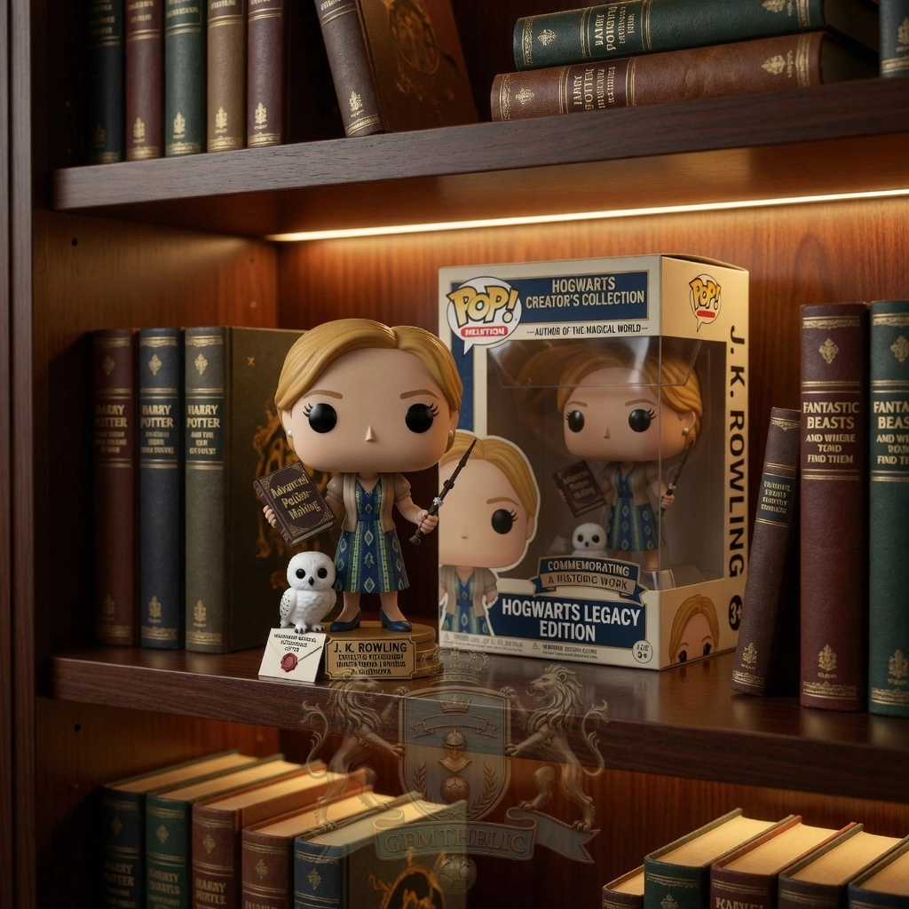 J.K. Rowling Hogwarts Creator's Collection Legacy Edition Funko Pop Figure - Detail View