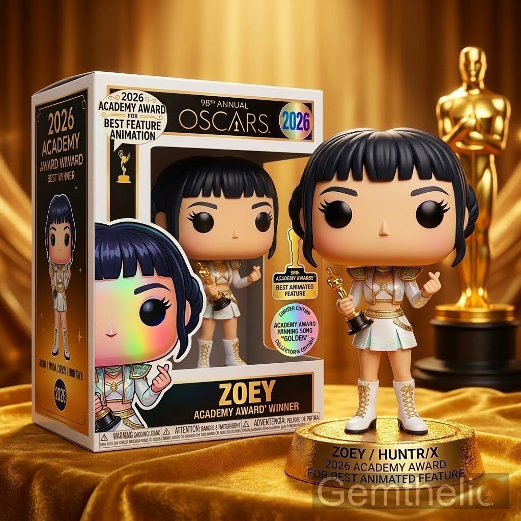 K-Pop Demon Hunters 2026 Academy Award Winner Collection Vinyl Figure - Detail View