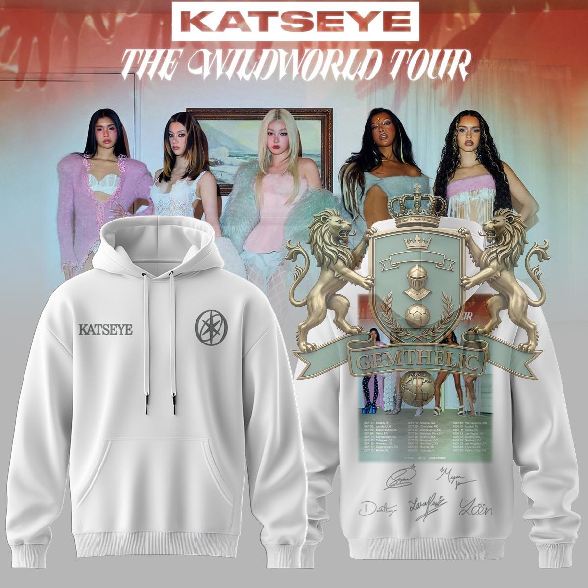 KATSEYE The Wildworld Tour Hoodie - Front View