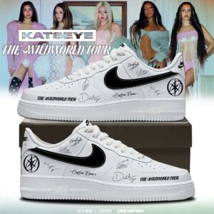 Katseye The Wildworld Tour Signed Nike Air Force 1 Sneakers