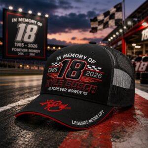 Kyle Busch In Memory 1985-2026 Forever Rowdy Trucker Cap