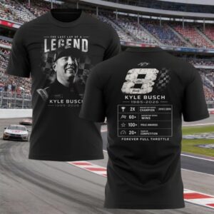 Kyle Busch Last Lap of a Legend 1985-2026 T-Shirt