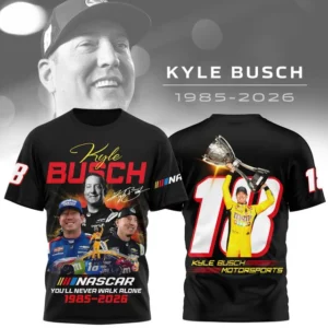 Kyle Busch NASCAR Driver 1985-2026 T-Shirt