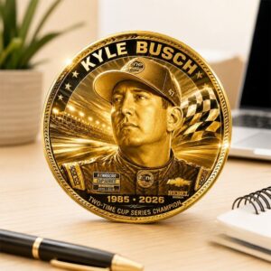 Kyle Busch Two-Time Cup Series Champion Commemorative Coin
