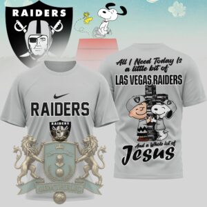 Las Vegas Raiders Snoopy Charlie Brown T-Shirt