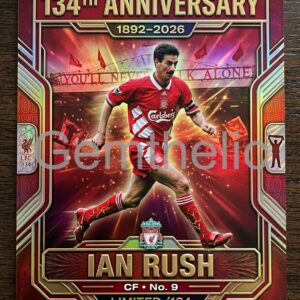 Liverpool Football Club 134th Anniversary Trading Cards