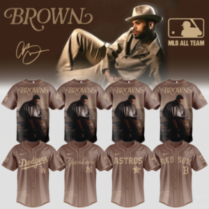 ALL MLB TEAM x Brown The RNB Tour 2026 Baseball Jersey