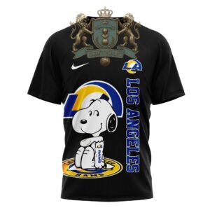 Los Angeles Rams Snoopy Yes I'm Old But I Saw T-Shirt