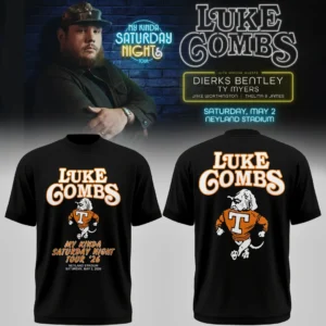 Luke Combs My Kinda Saturday Night Tour 2026 T-Shirt