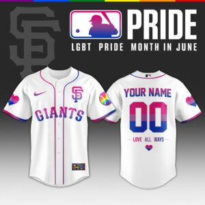 MLB x 2026 Pride Month Bisexual Baseball Jersey