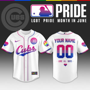 MLB x 2026 Pride Month Bisexual Baseball Jersey
