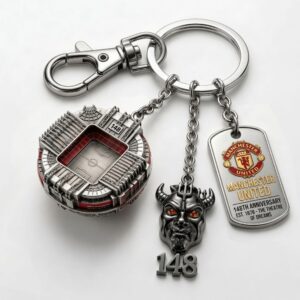 Manchester United 148th Anniversary Keychain