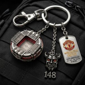 Manchester United 148th Anniversary Keychain
