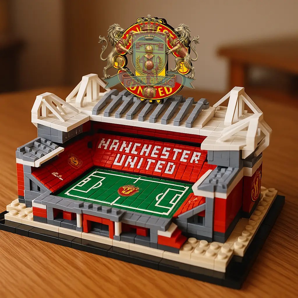 EPL All Team Stadium Building Bricks Set - Front View