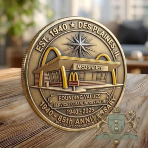 McDonald’s 85 Years of Service Commemorative Coin