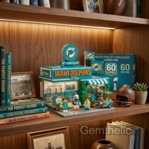 Miami Dolphins 60th Anniversary Flagship Store Building Blocks Set