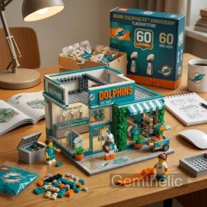 Miami Dolphins 60th Anniversary Flagship Store Building Blocks Set