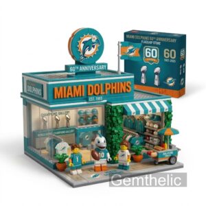 Miami Dolphins 60th Anniversary Flagship Store Building Blocks Set