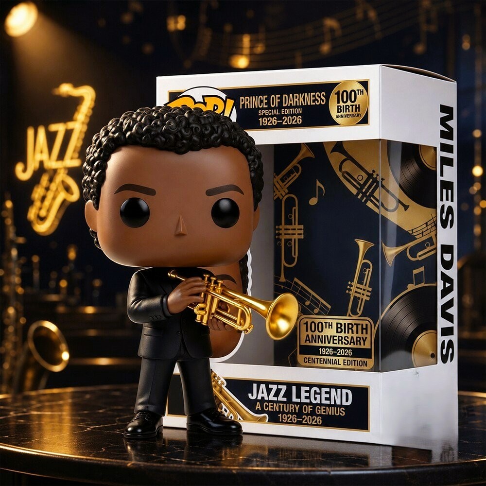 Miles Davis 100th Birth Anniversary Funko Pop - Front View