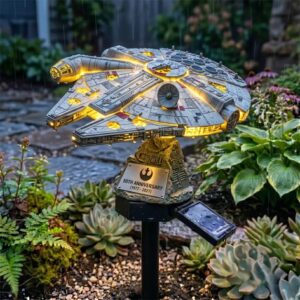 Millennium Falcon 50th Anniversary Garden Light