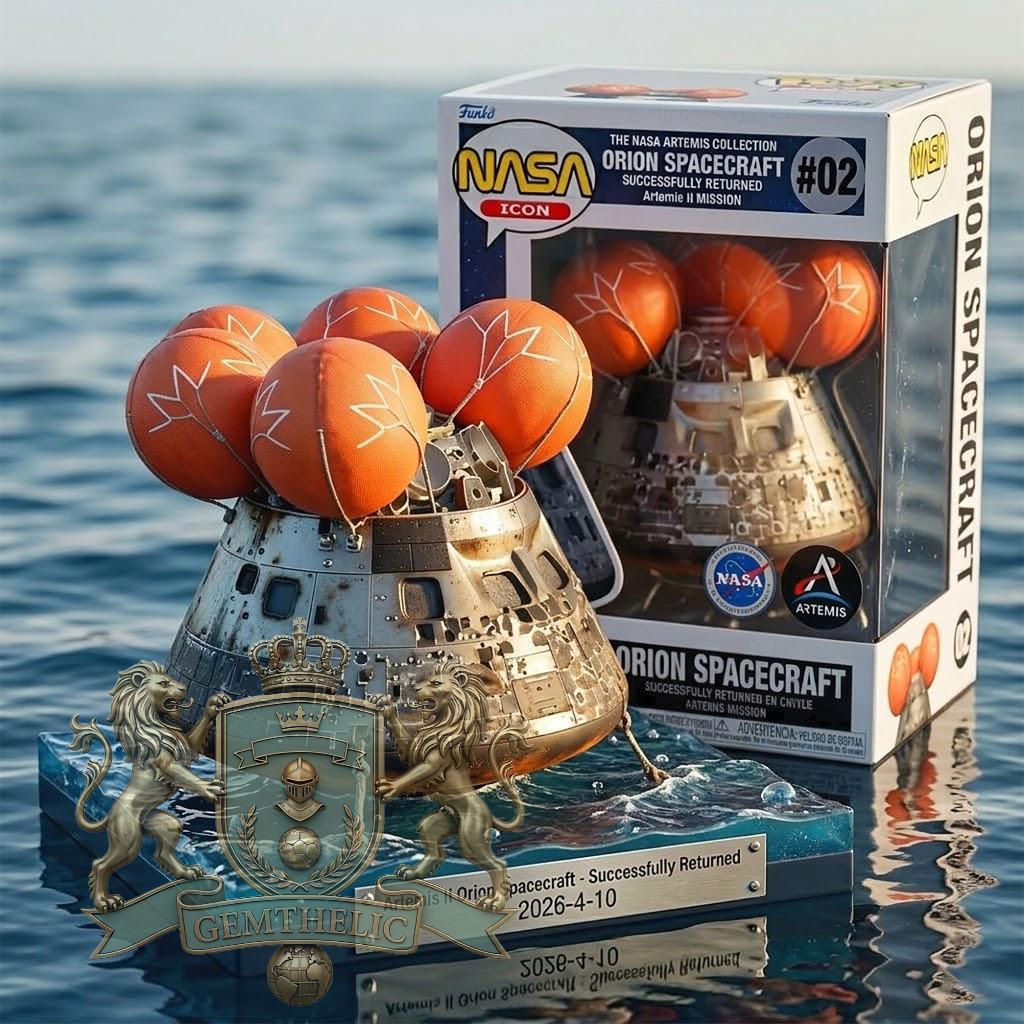 NASA Orion Spacecraft Artemis II Vinyl Figure - Front View
