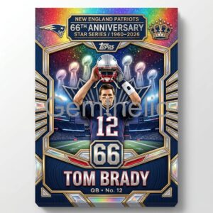 New England Patriots 66th Anniversary Trading Cards