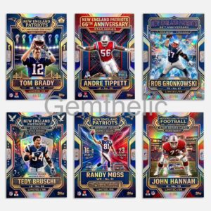 New England Patriots 66th Anniversary Trading Cards